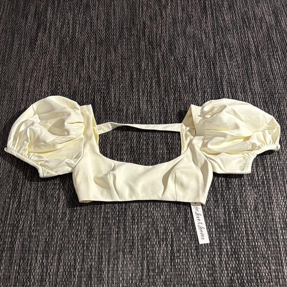 For love and lemons Courtney crop top
